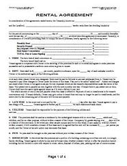 landlord rental forms page
