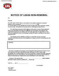 Lease Renewal Letter