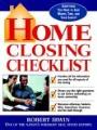 Home Closing Checklist, By Robert Irwin