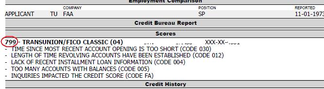 Quick Check Credit Reports Score
